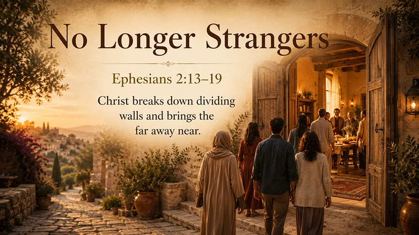 No Longer Strangers